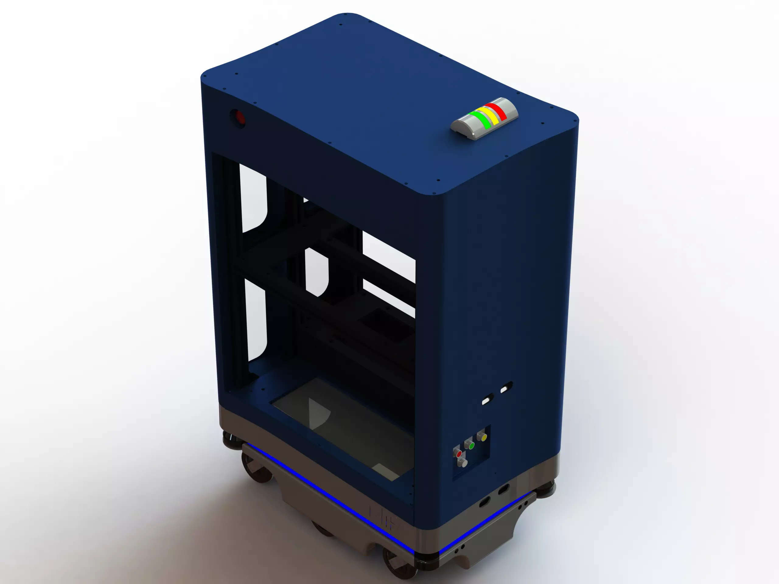MiR200 Tray Transport Module 3D model