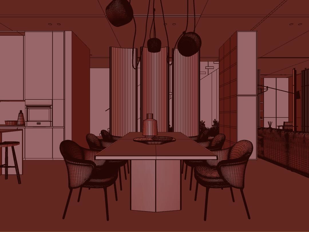 3D model of modern villa 3D model_11