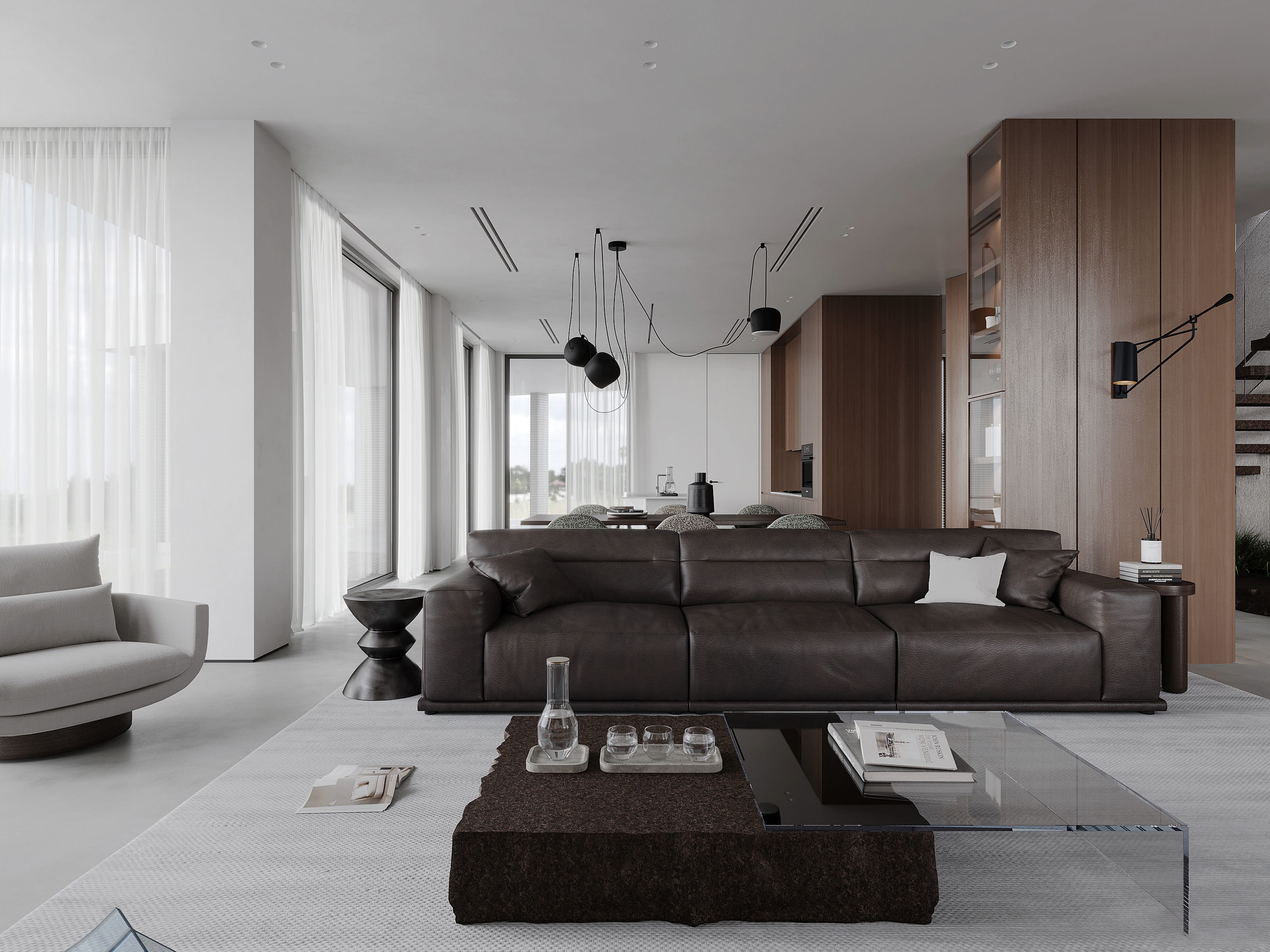 3D model of modern villa 3D model_0