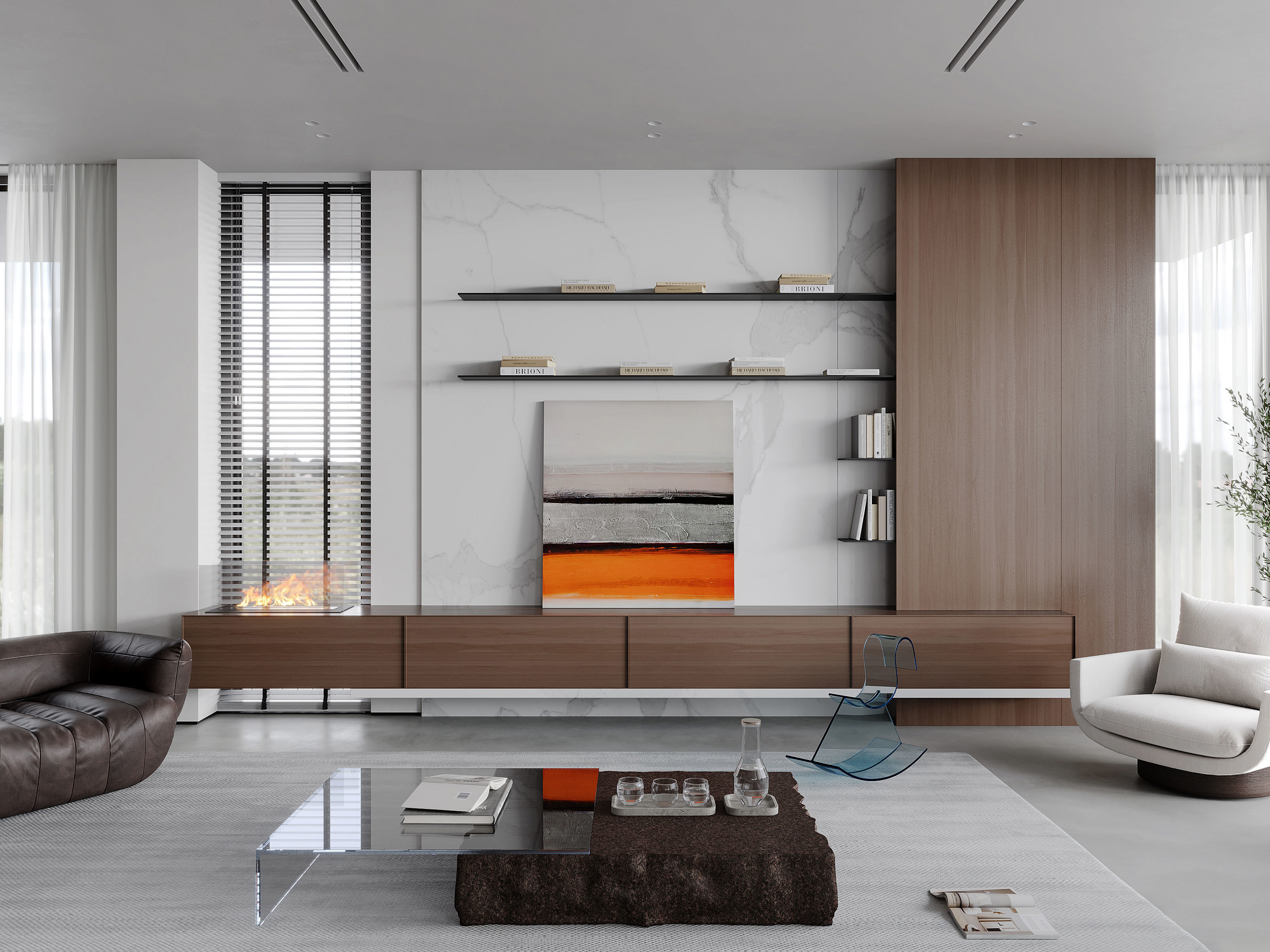 3D model of modern villa 3D model_1