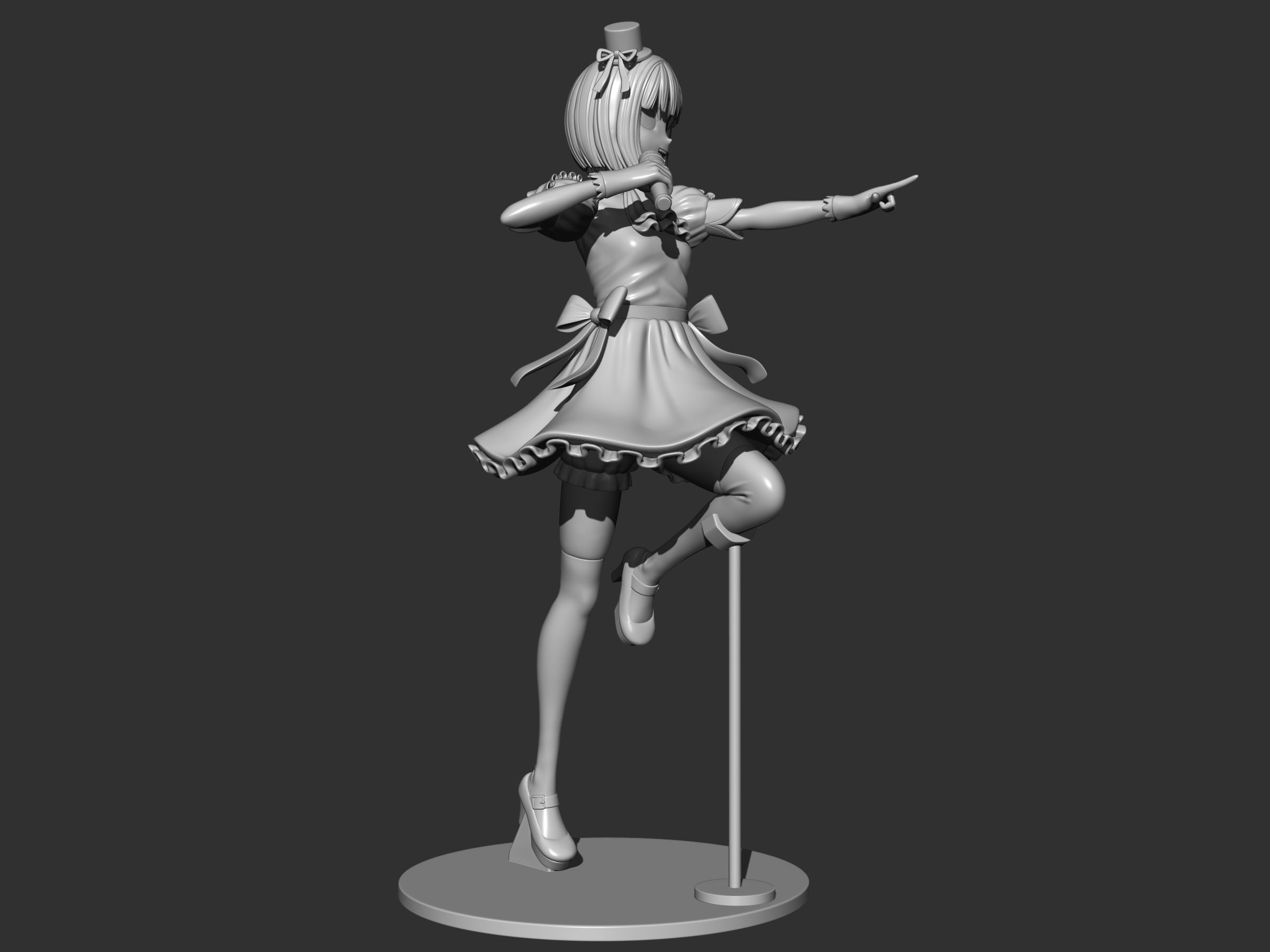 Kana Arima  idol ver figure 3d 3D print model_9