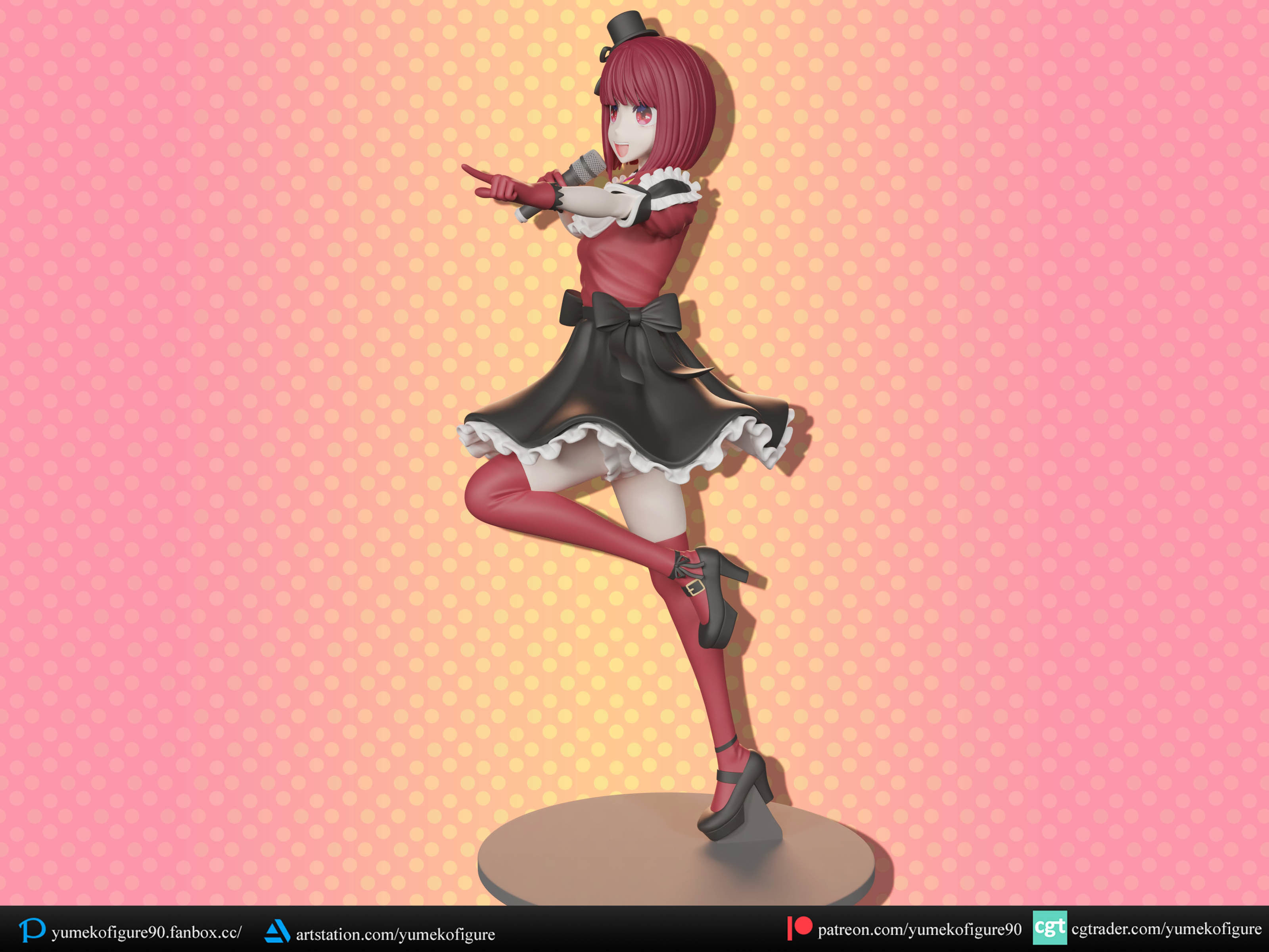 Kana Arima  idol ver figure 3d 3D print model_5