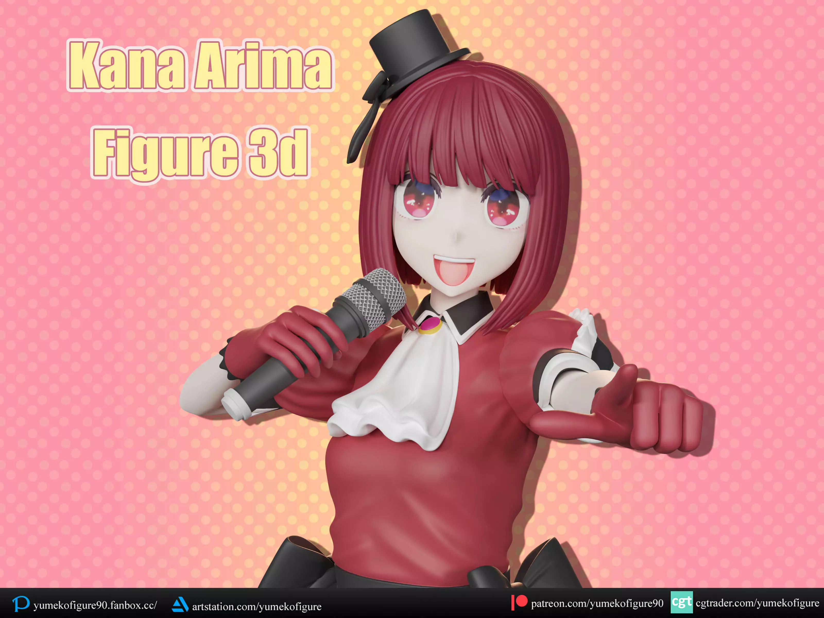 Kana Arima  idol ver figure 3d 3D print model_0