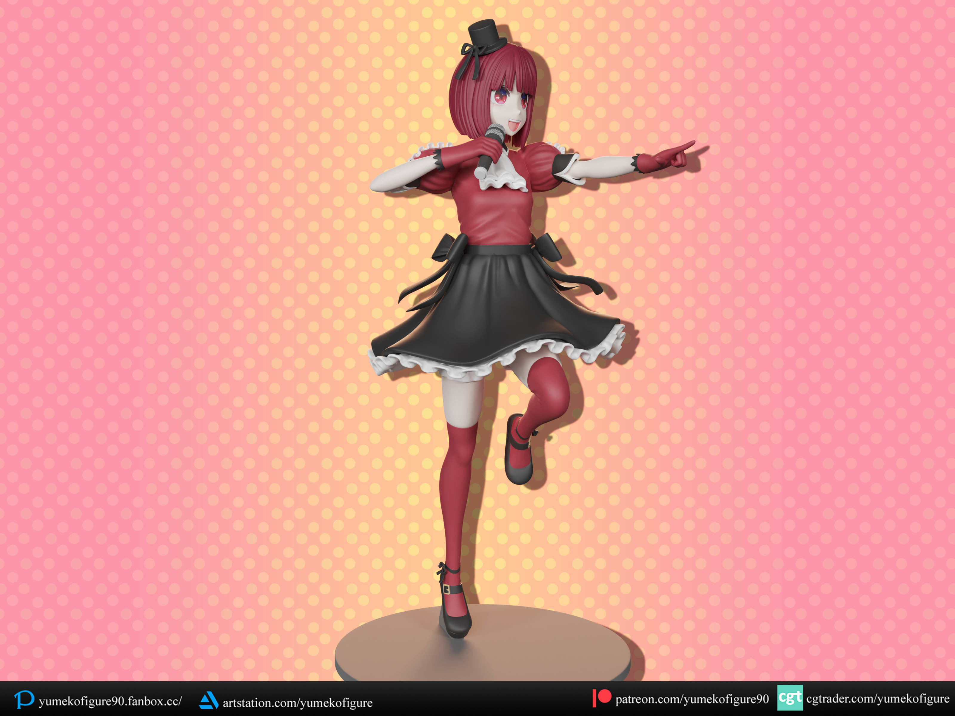 Kana Arima  idol ver figure 3d 3D print model_3