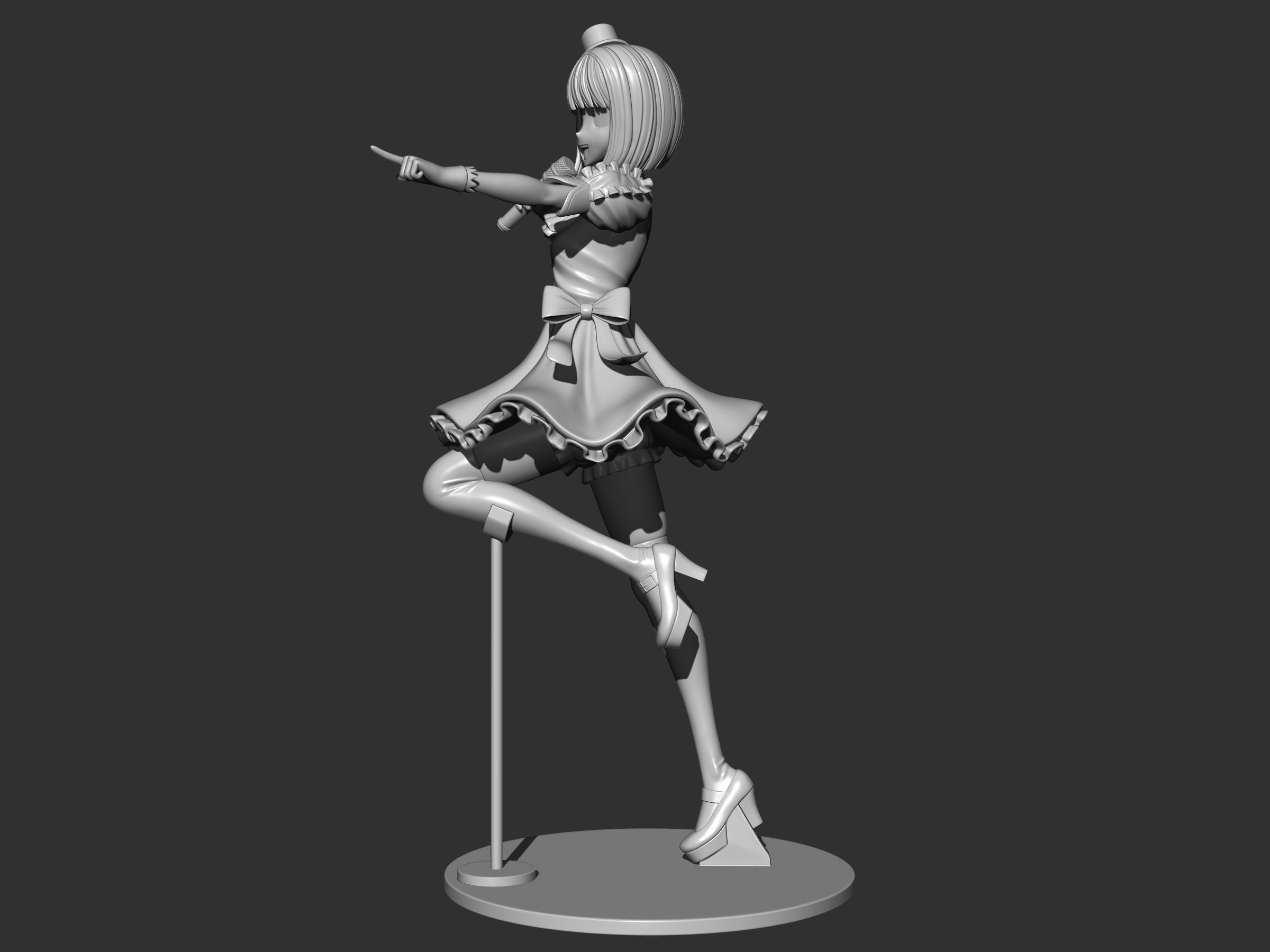 Kana Arima  idol ver figure 3d 3D print model_11