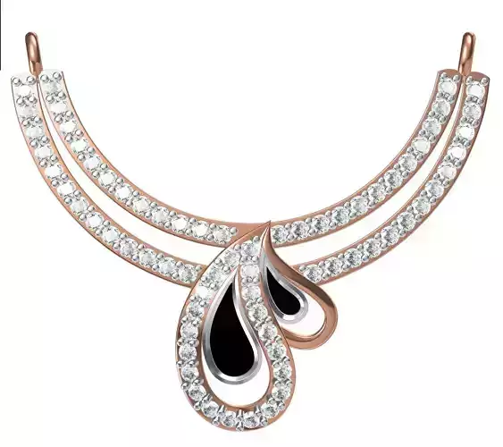 Women Pendant Necklace STL JCD Details