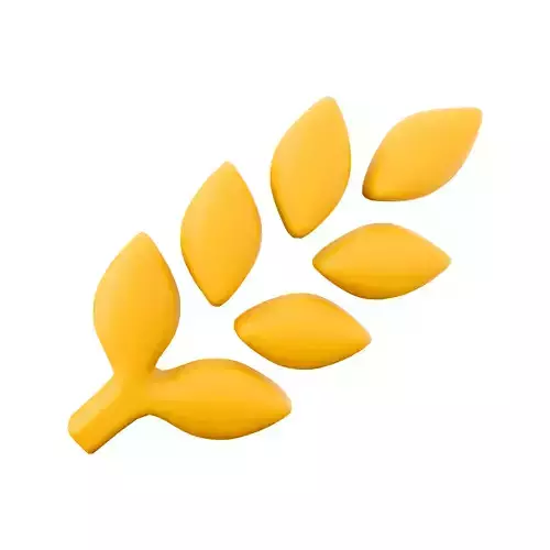 Wheat 3d cartoon  icon
