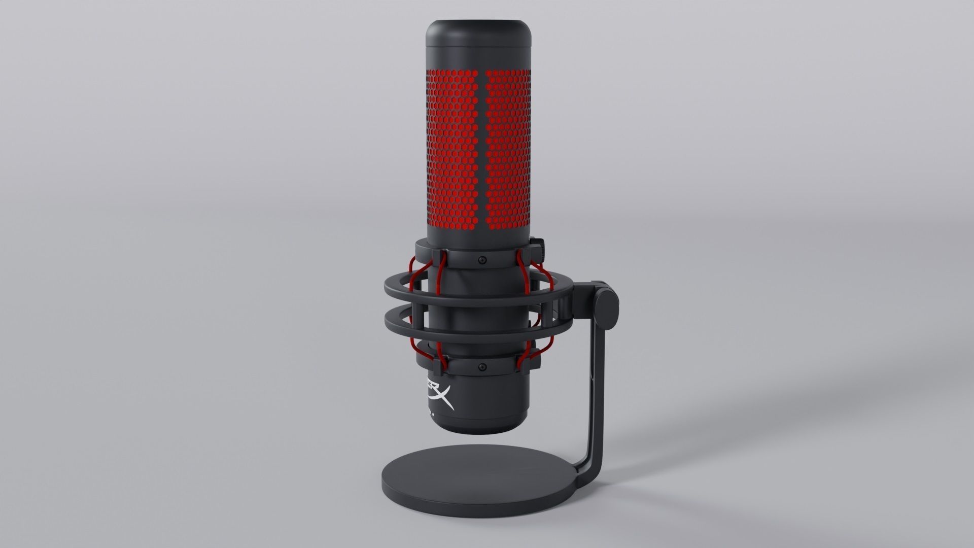 HyperX QuadCast Microphone 3D model_5