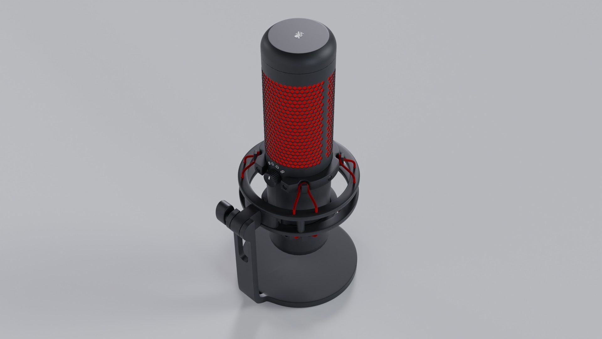 HyperX QuadCast Microphone 3D model_6