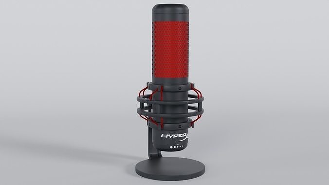 HyperX QuadCast Microphone 3D model