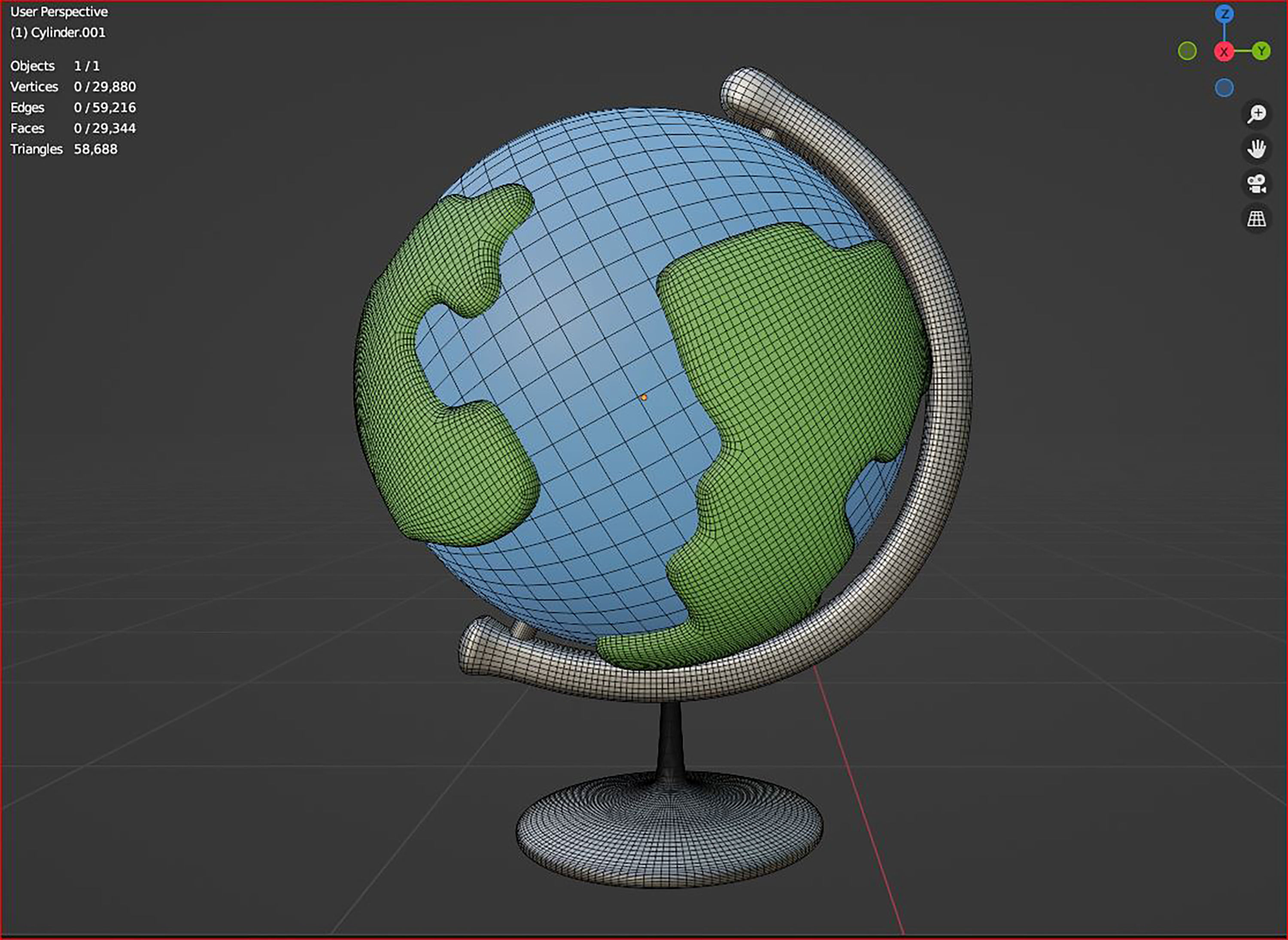 3d Earth globe cartoon icon 3D model | CGTrader