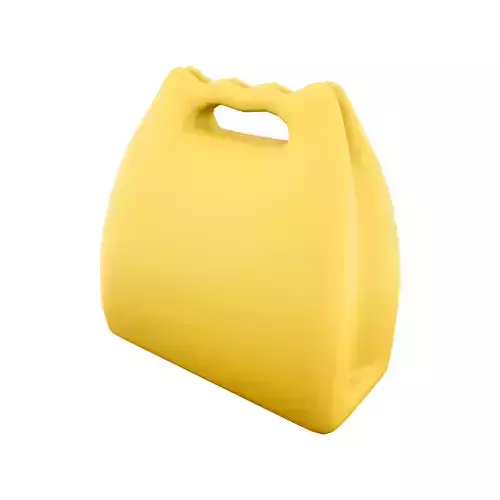 13d brown paper bag cartoon icon