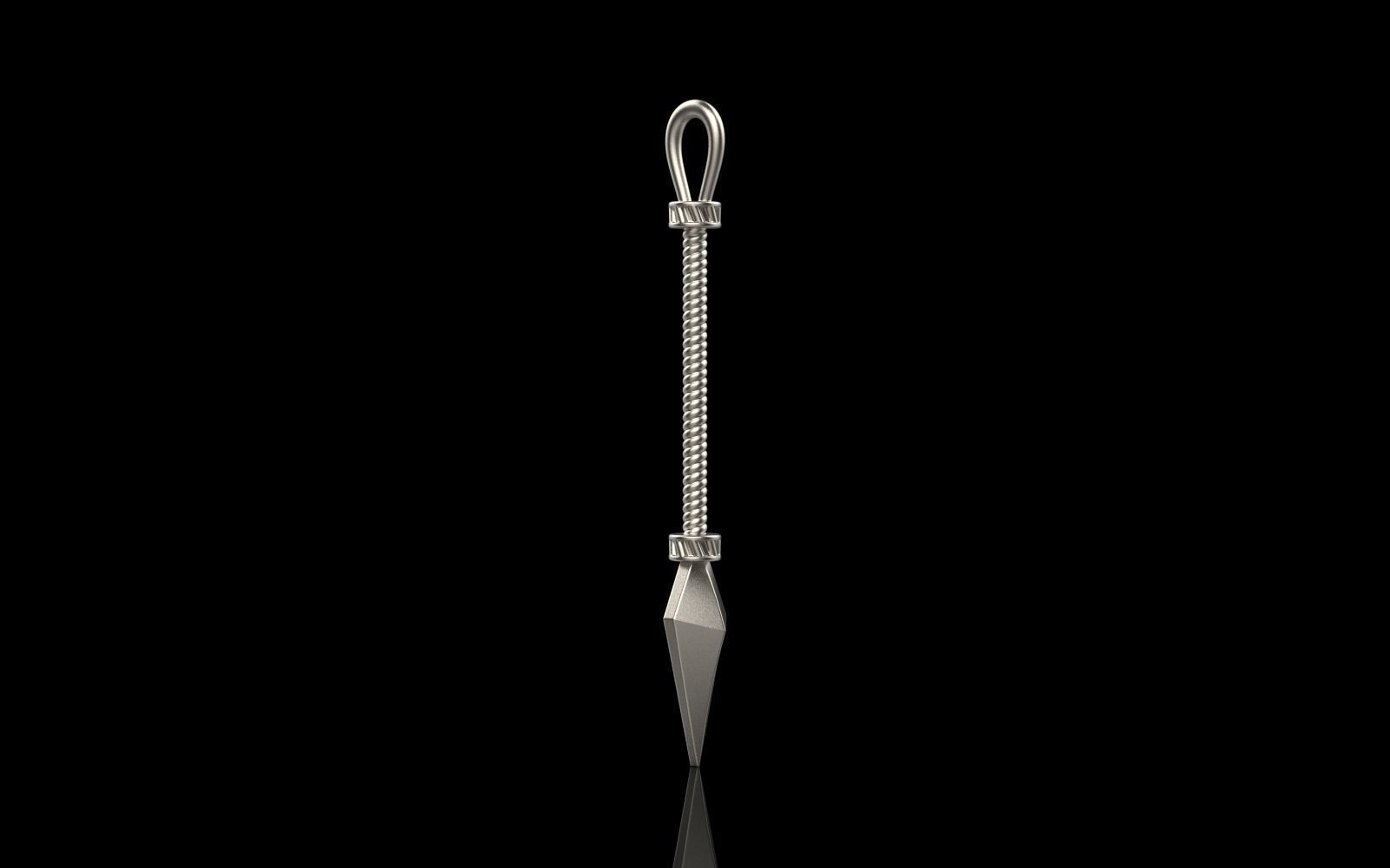 Spear pendant model 363 3D print model_31