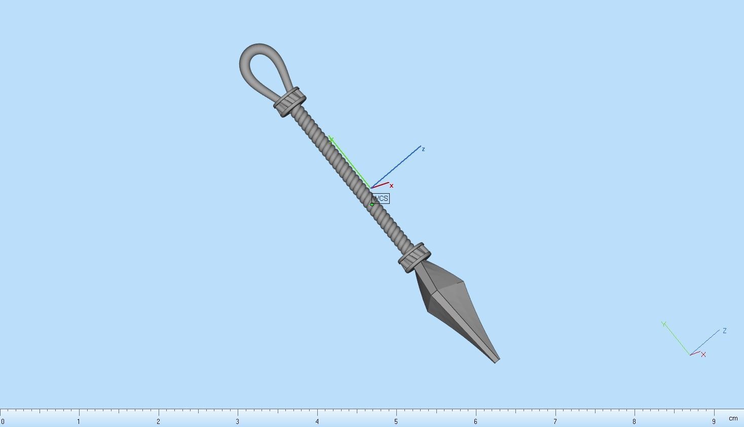Spear pendant model 363 3D print model_12