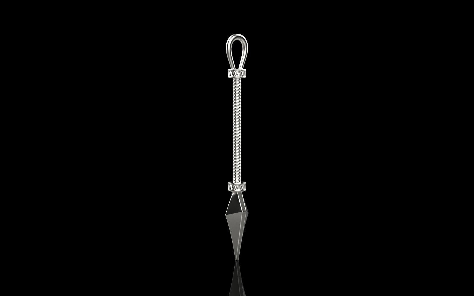 Spear pendant model 363 3D print model_26