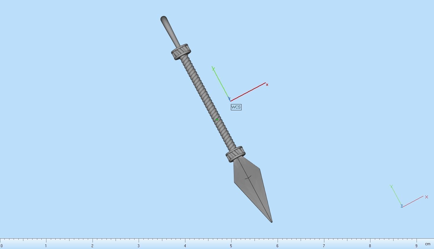 Spear pendant model 363 3D print model_13