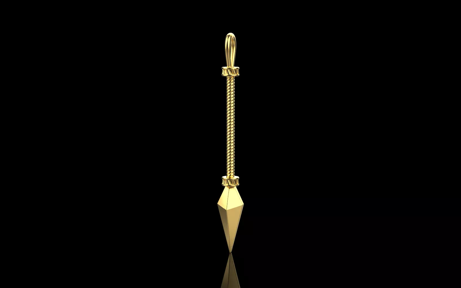 Spear pendant model 363 3D print model_0