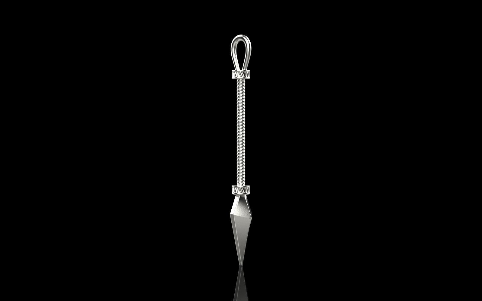 Spear pendant model 363 3D print model_29