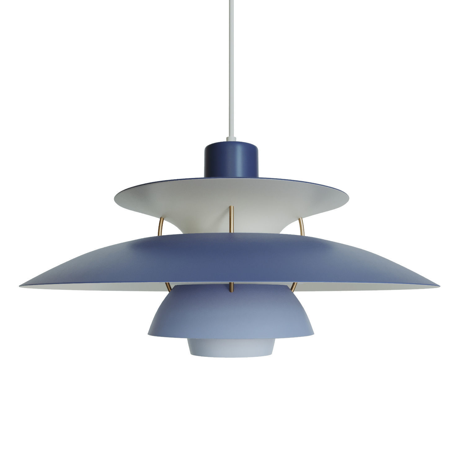 Pendant Lamp Louis Poulsen PH5 3D model_2