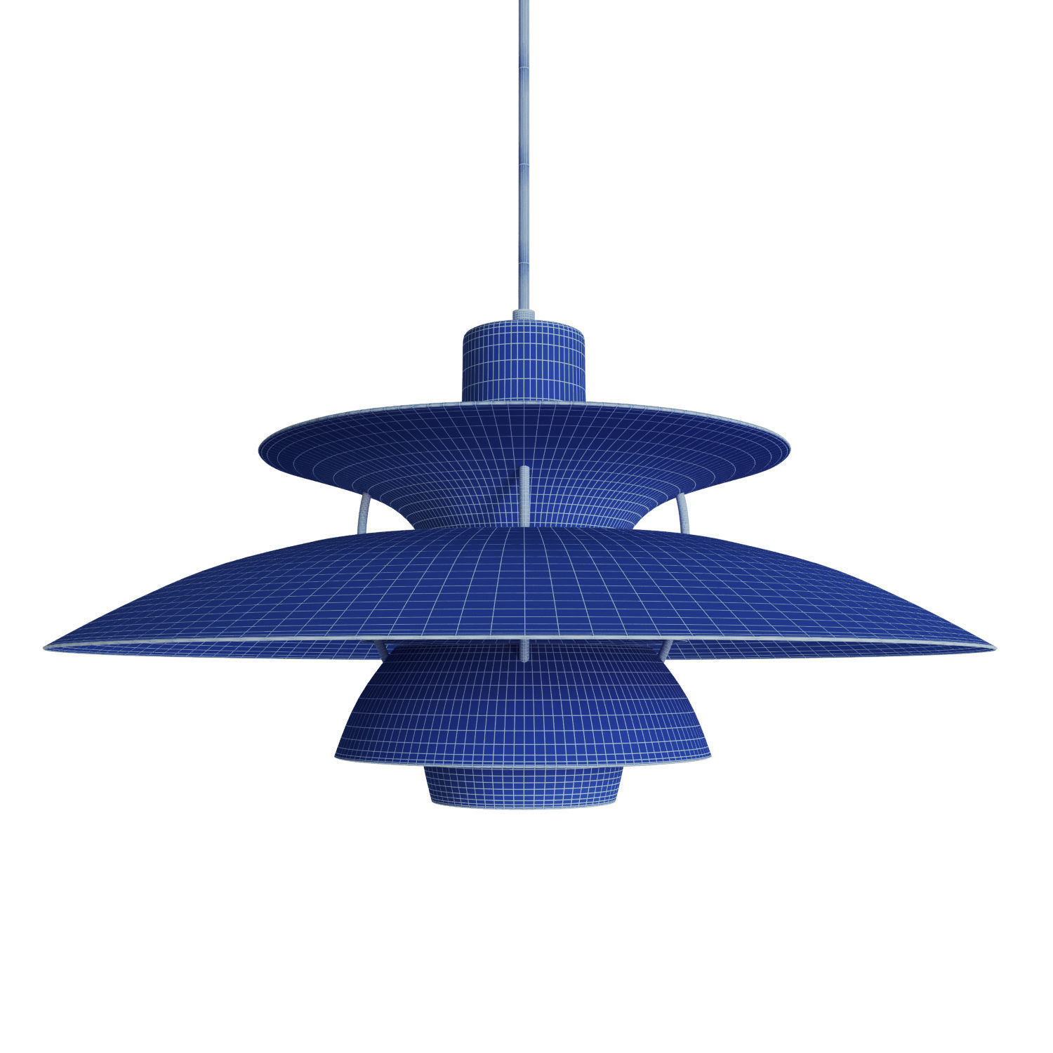 Pendant Lamp Louis Poulsen PH5 3D model_3