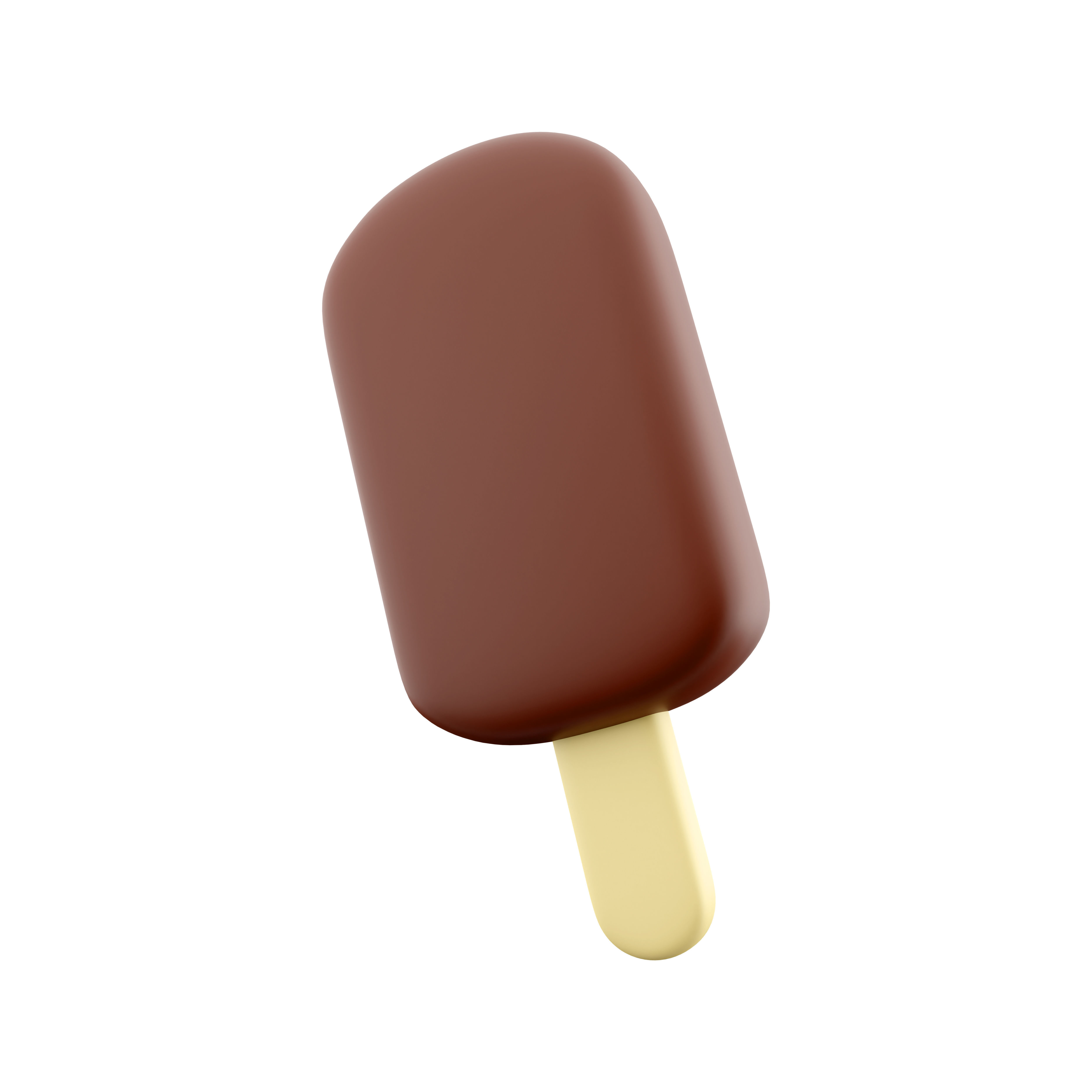 3d r stick ice cream chocolate 3D model_2