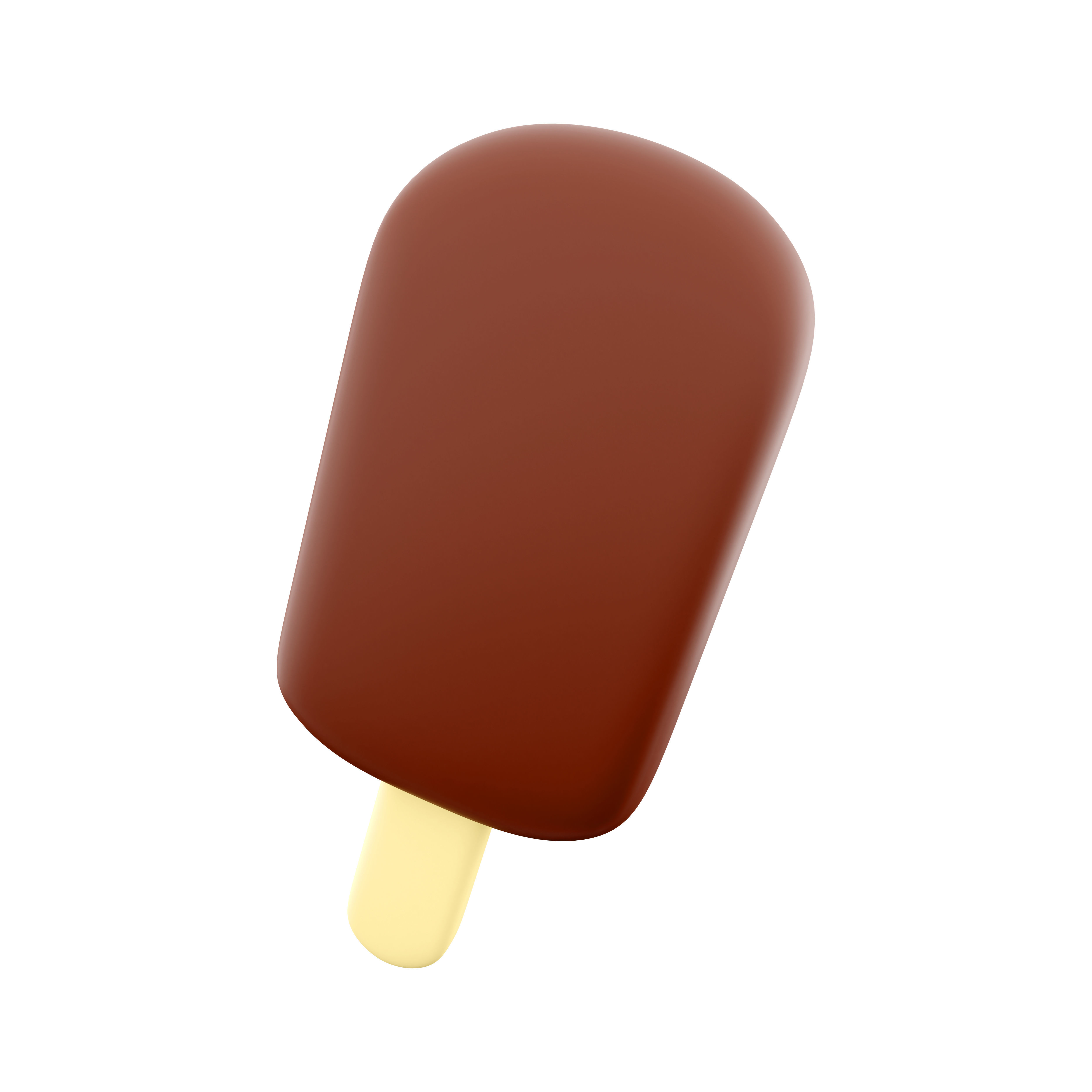 3d r stick ice cream chocolate 3D model_3