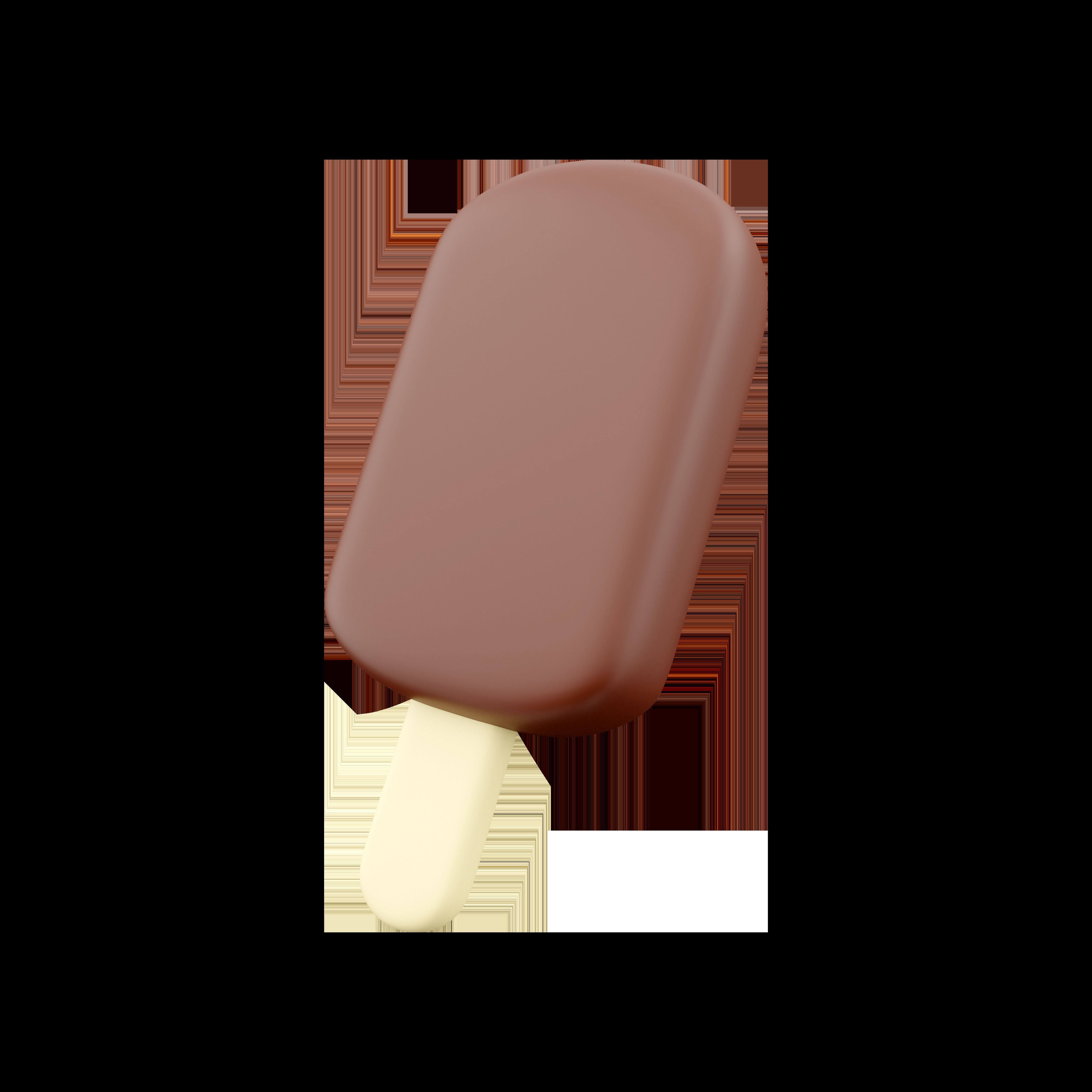 3d r stick ice cream chocolate 3D model_1