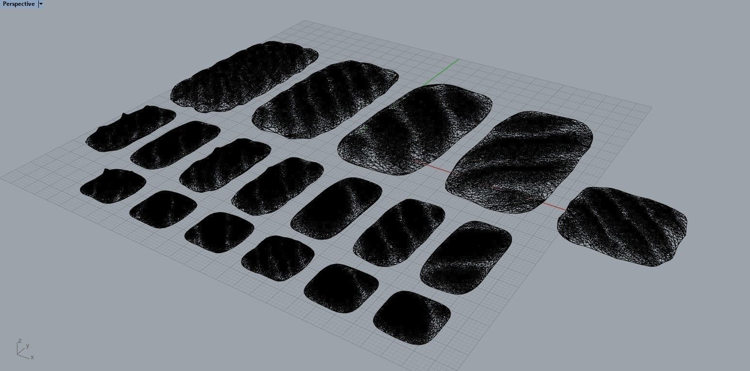 Rocky and Sandy Cross Landscapes 3D print model_2