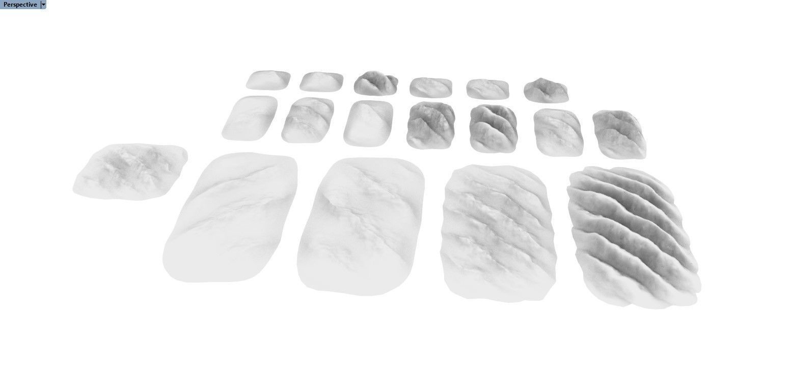 Rocky and Sandy Cross Landscapes 3D print model_8