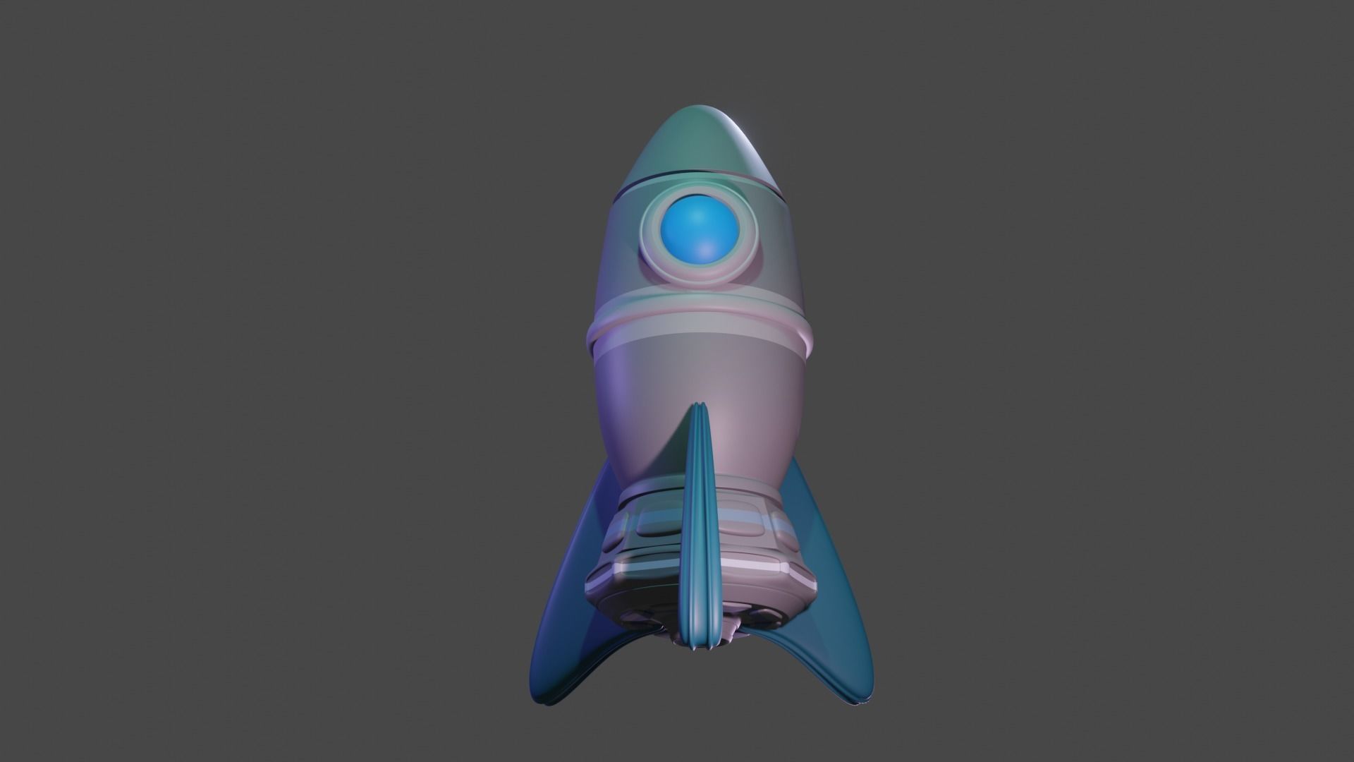 Rocket  3D model_2