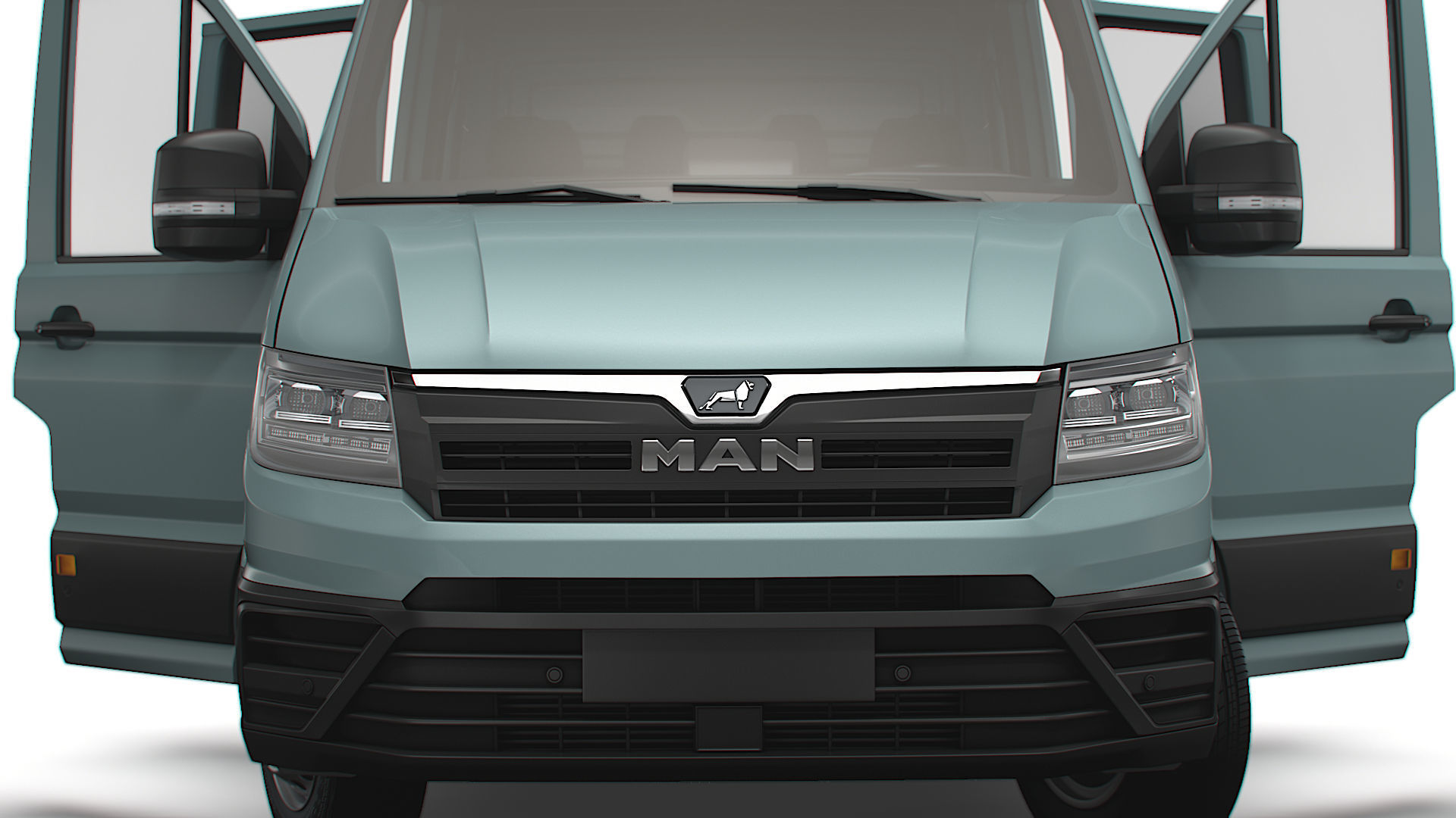 MAN TGE Chassis DoubleCab L2 HQInterior 2023 3D model_7