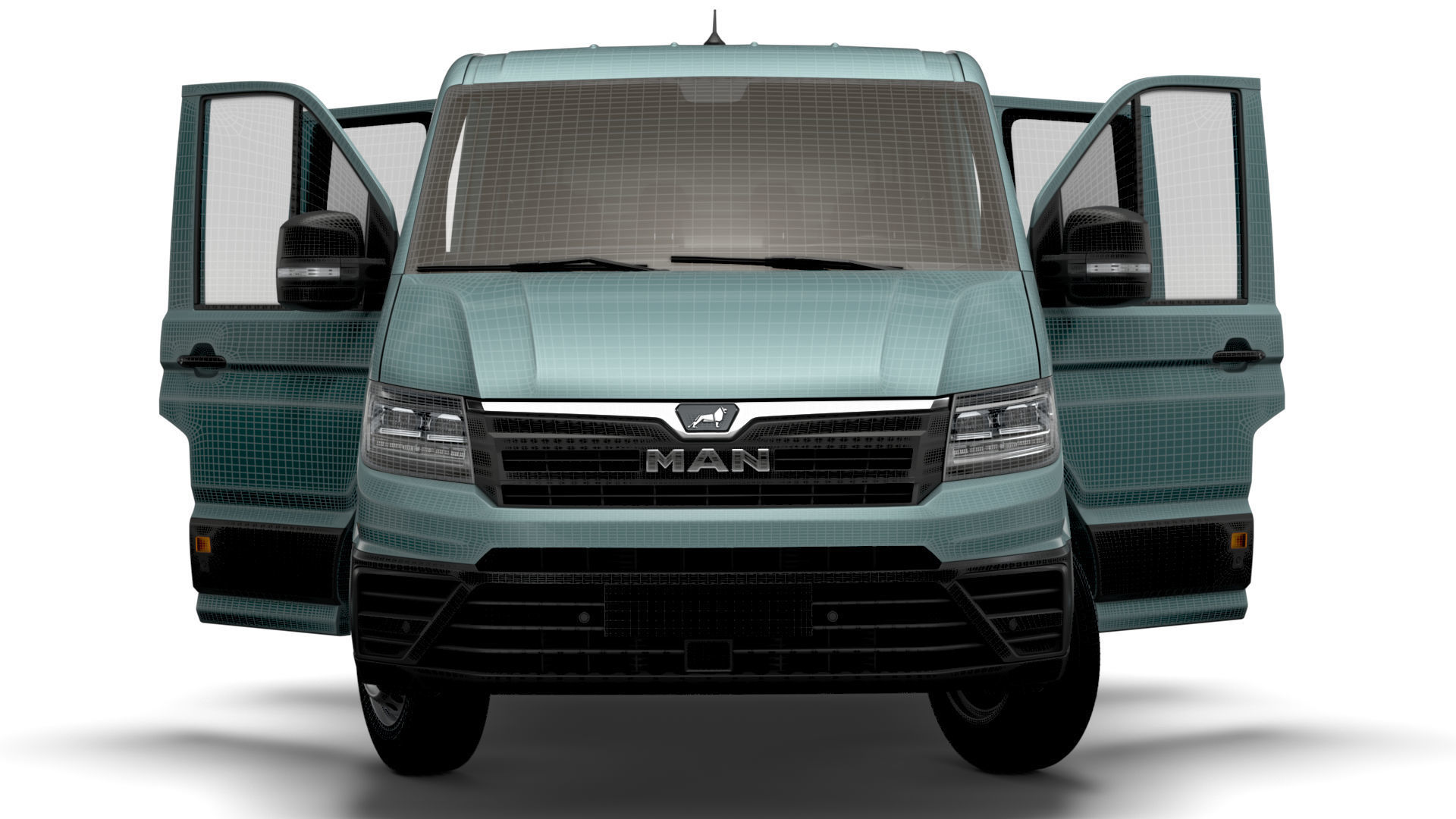 MAN TGE Chassis DoubleCab L2 HQInterior 2023 3D model_18