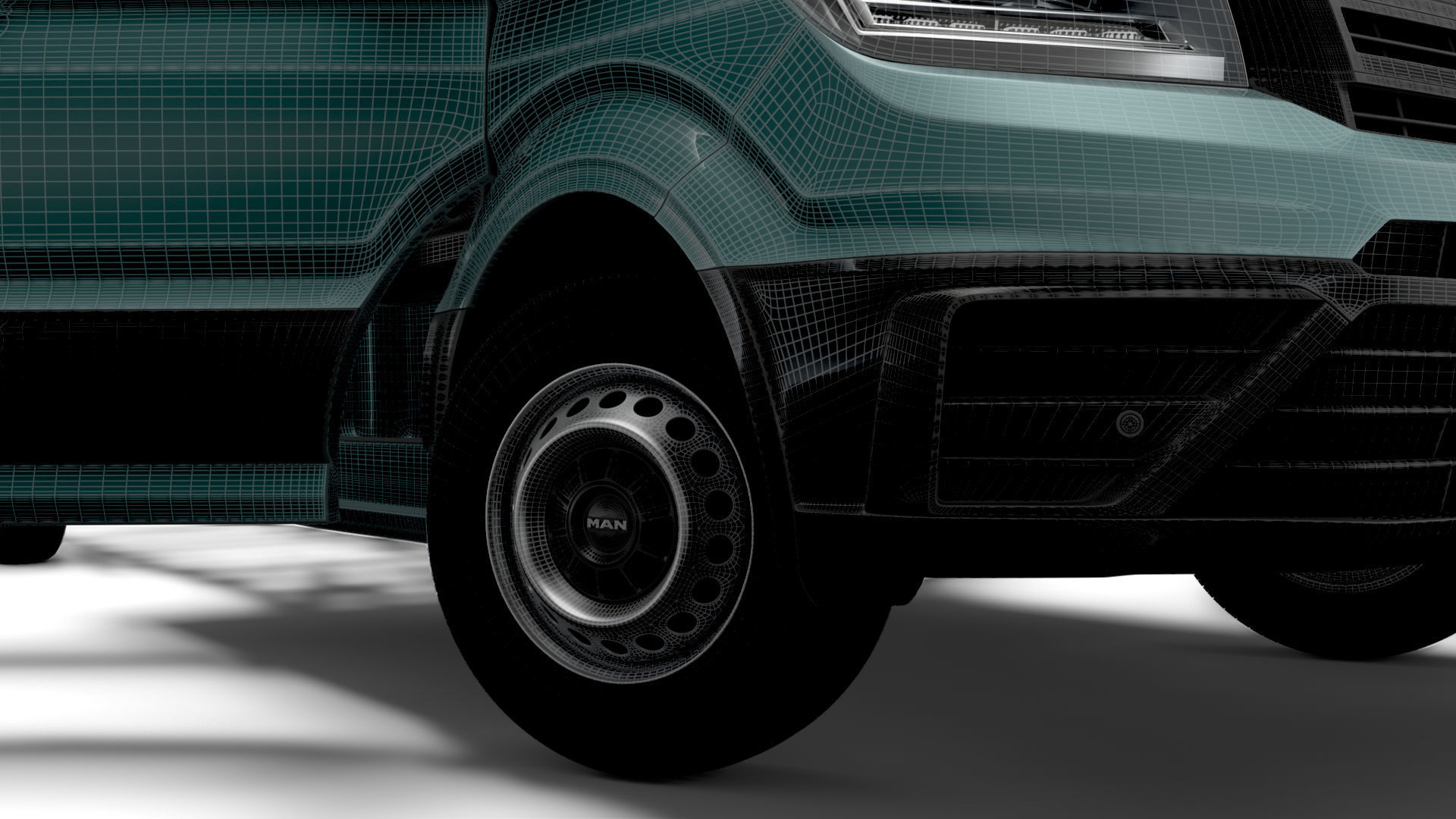 MAN TGE Chassis DoubleCab L2 HQInterior 2023 3D model_17