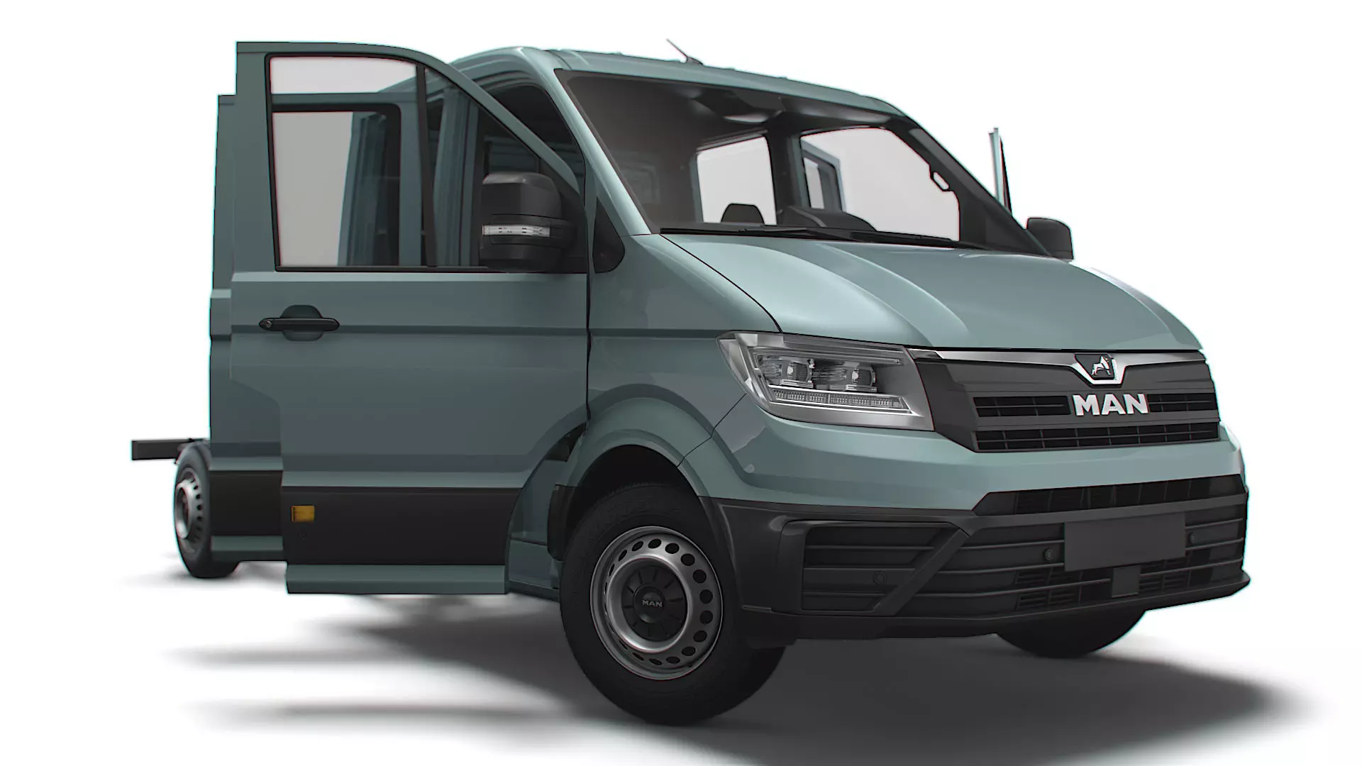 MAN TGE Chassis DoubleCab L2 HQInterior 2023 3D model_0