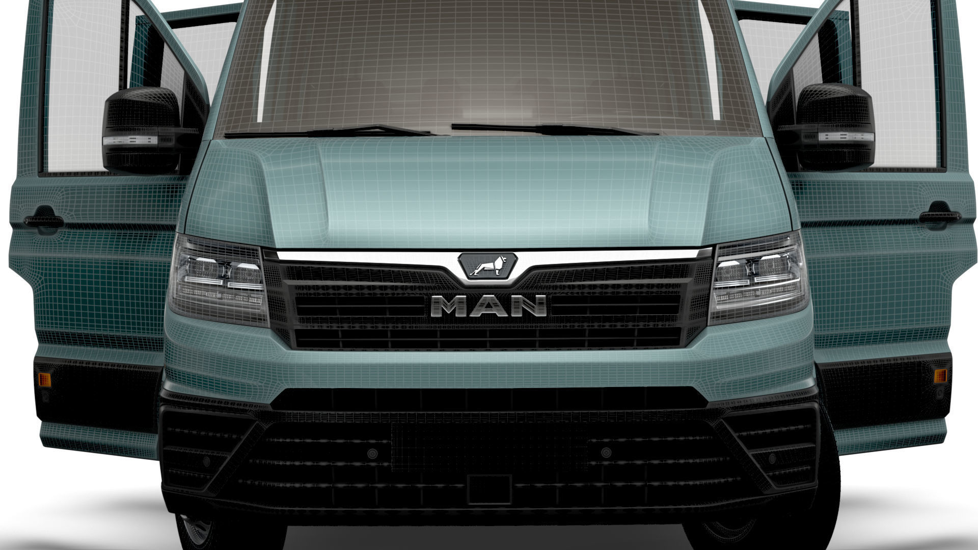 MAN TGE Chassis DoubleCab L2 HQInterior 2023 3D model_19