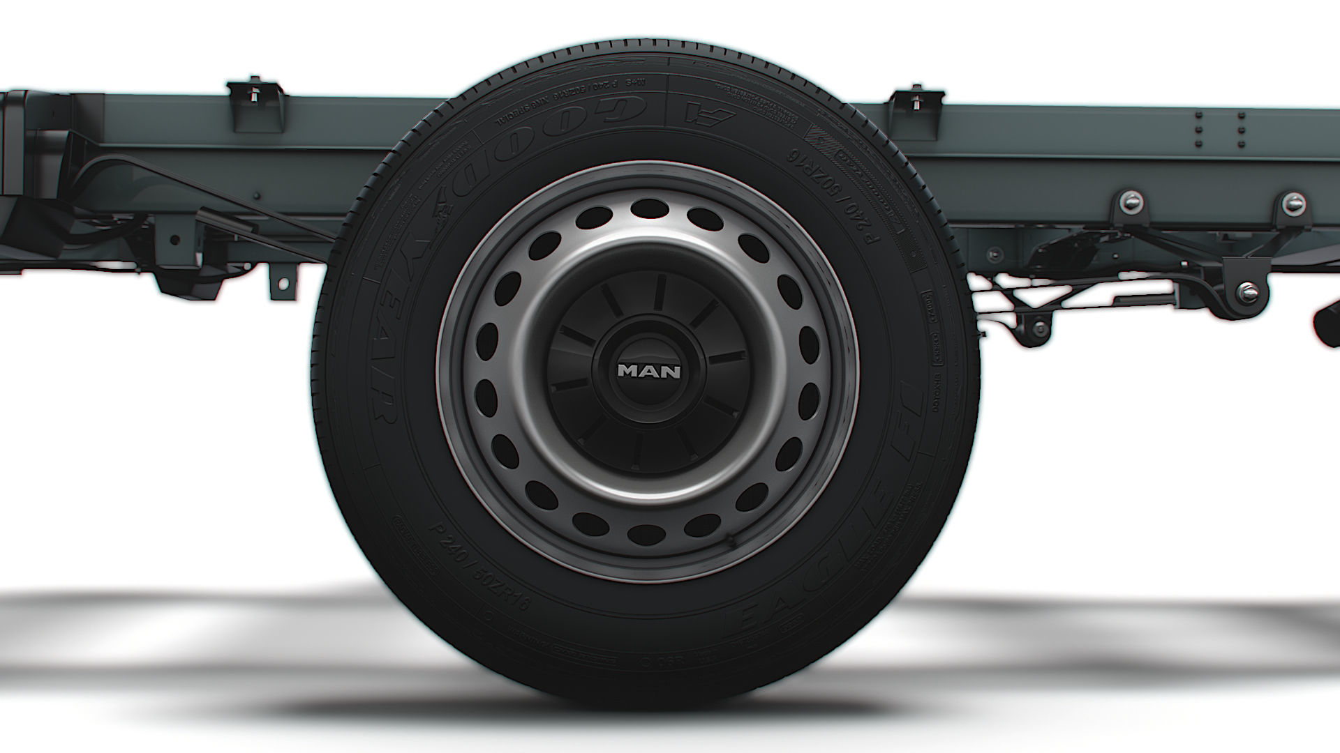 MAN TGE Chassis DoubleCab L2 HQInterior 2023 3D model_9