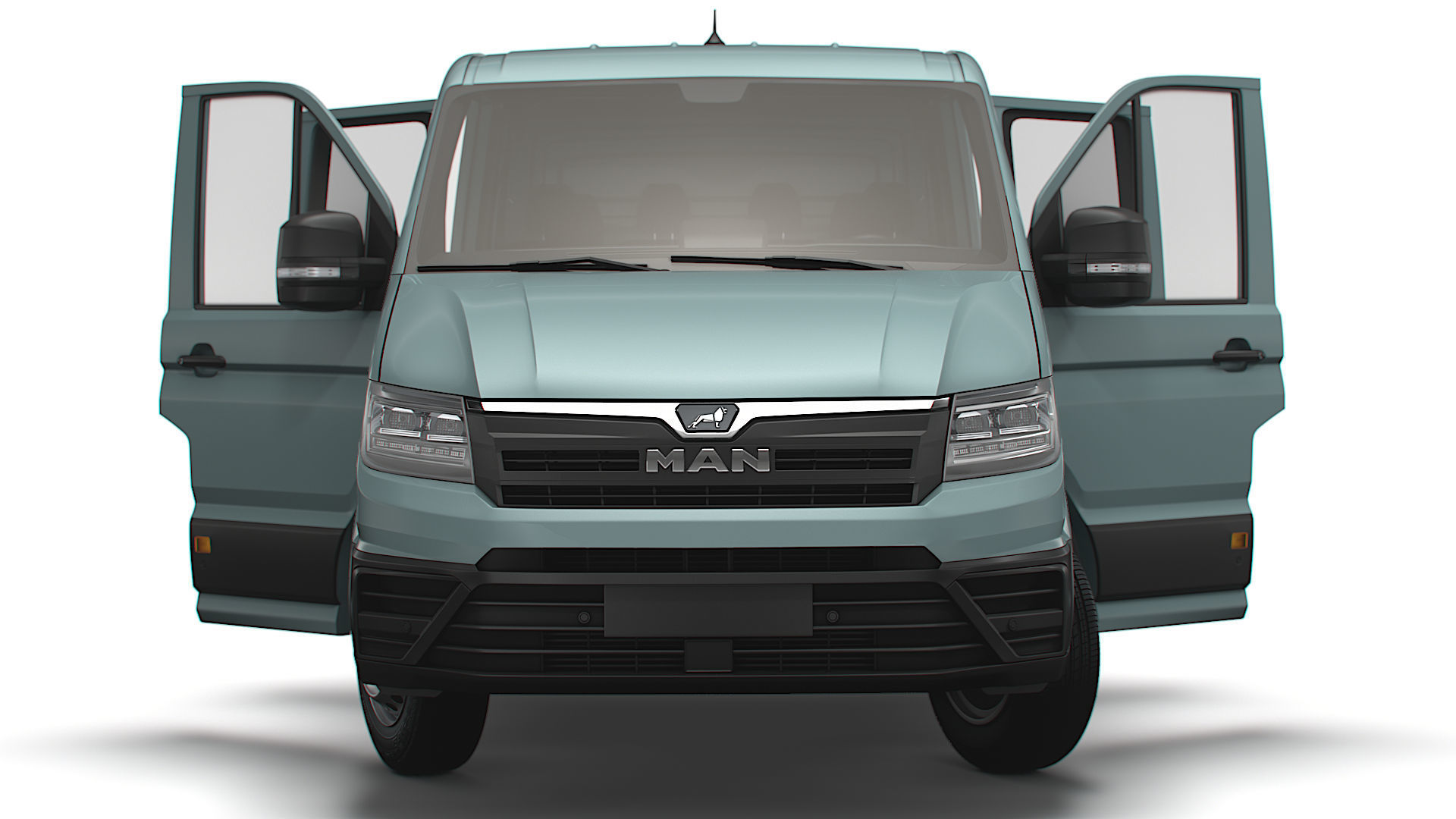 MAN TGE Chassis DoubleCab L2 HQInterior 2023 3D model_6