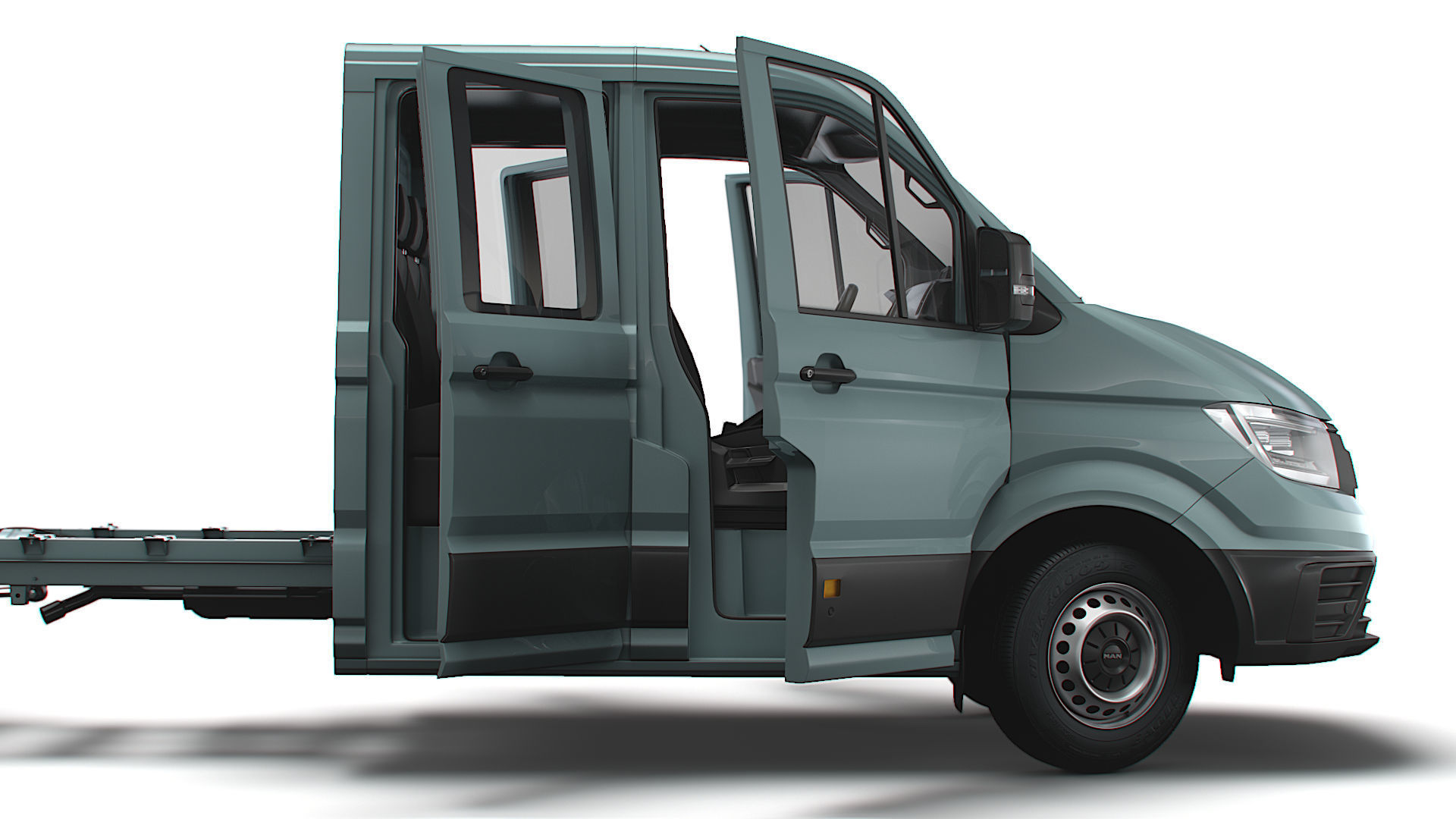 MAN TGE Chassis DoubleCab L2 HQInterior 2023 3D model_4