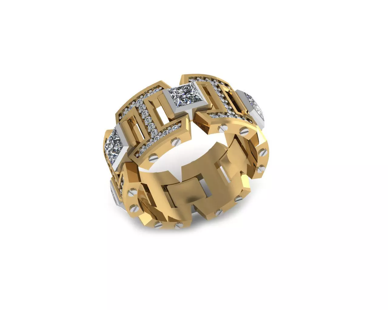 Rings 3D print model_0