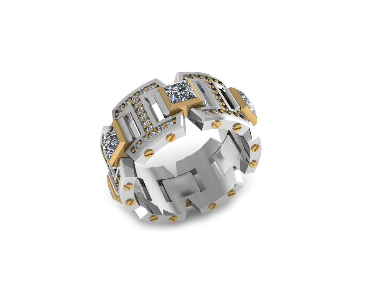 Rings 3D print model_1