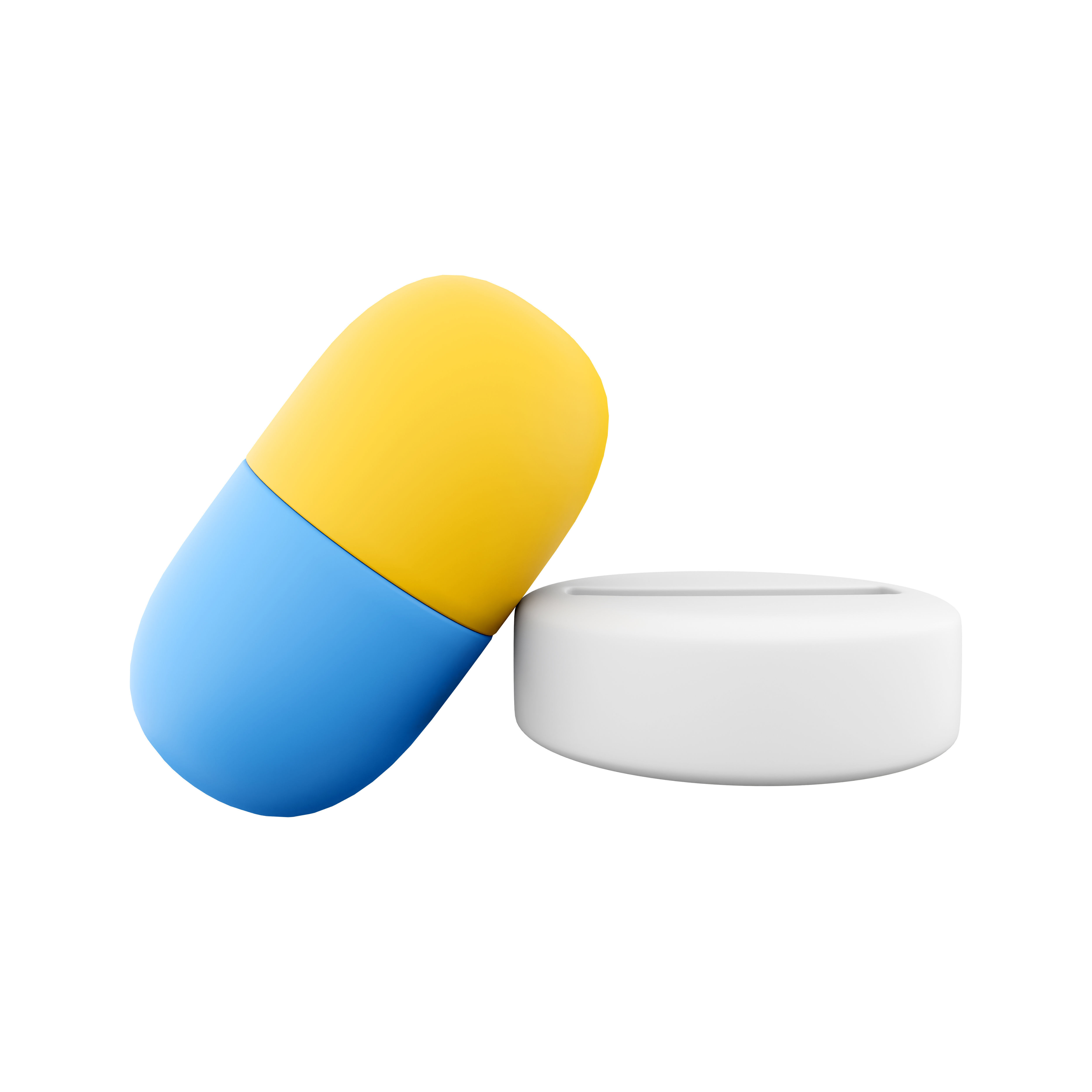 3d  capsule pill 3D model_3