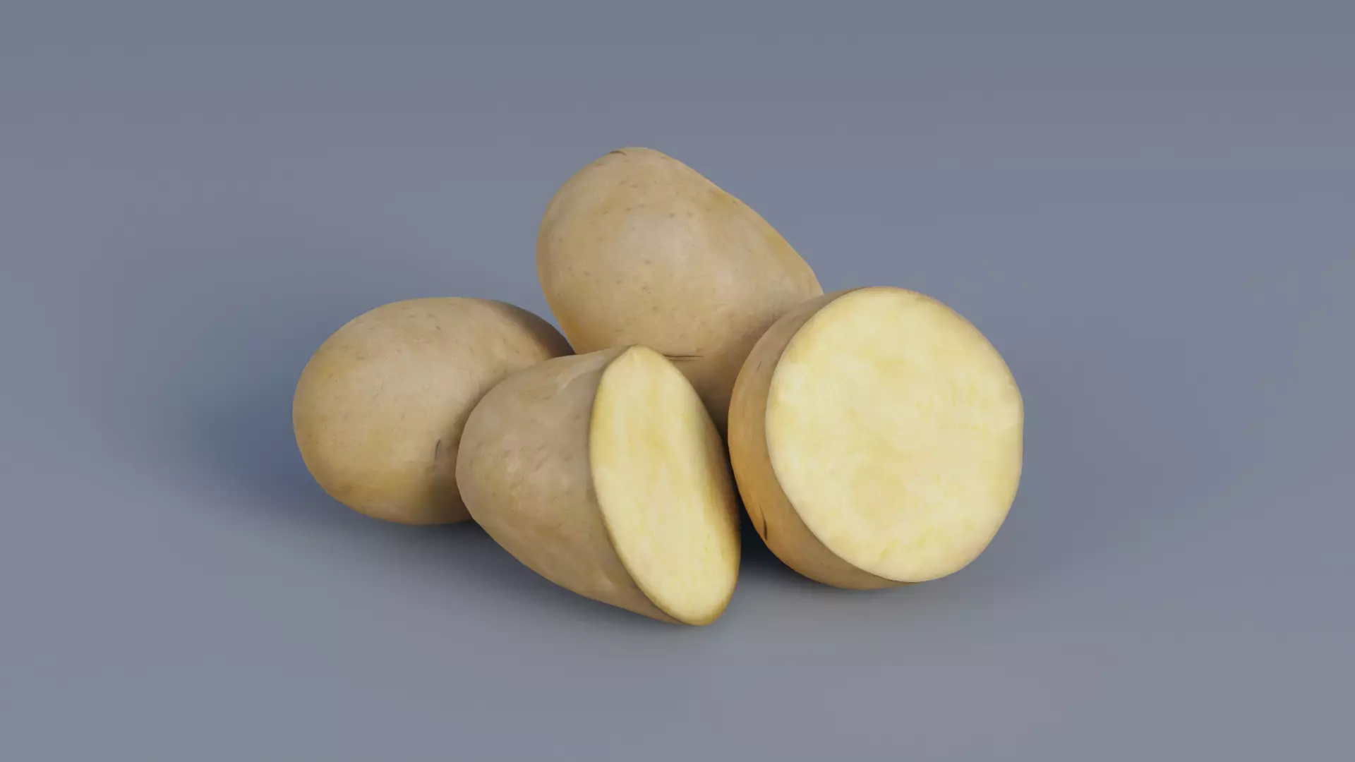 Potato Low-poly 3D model