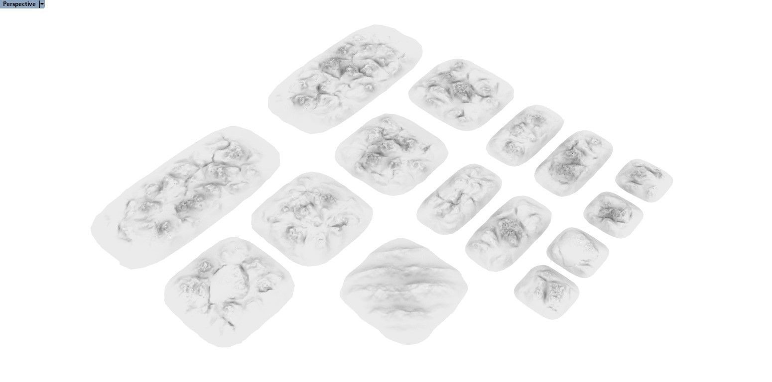 Shallow Crusted Landscapes 3D print model_13