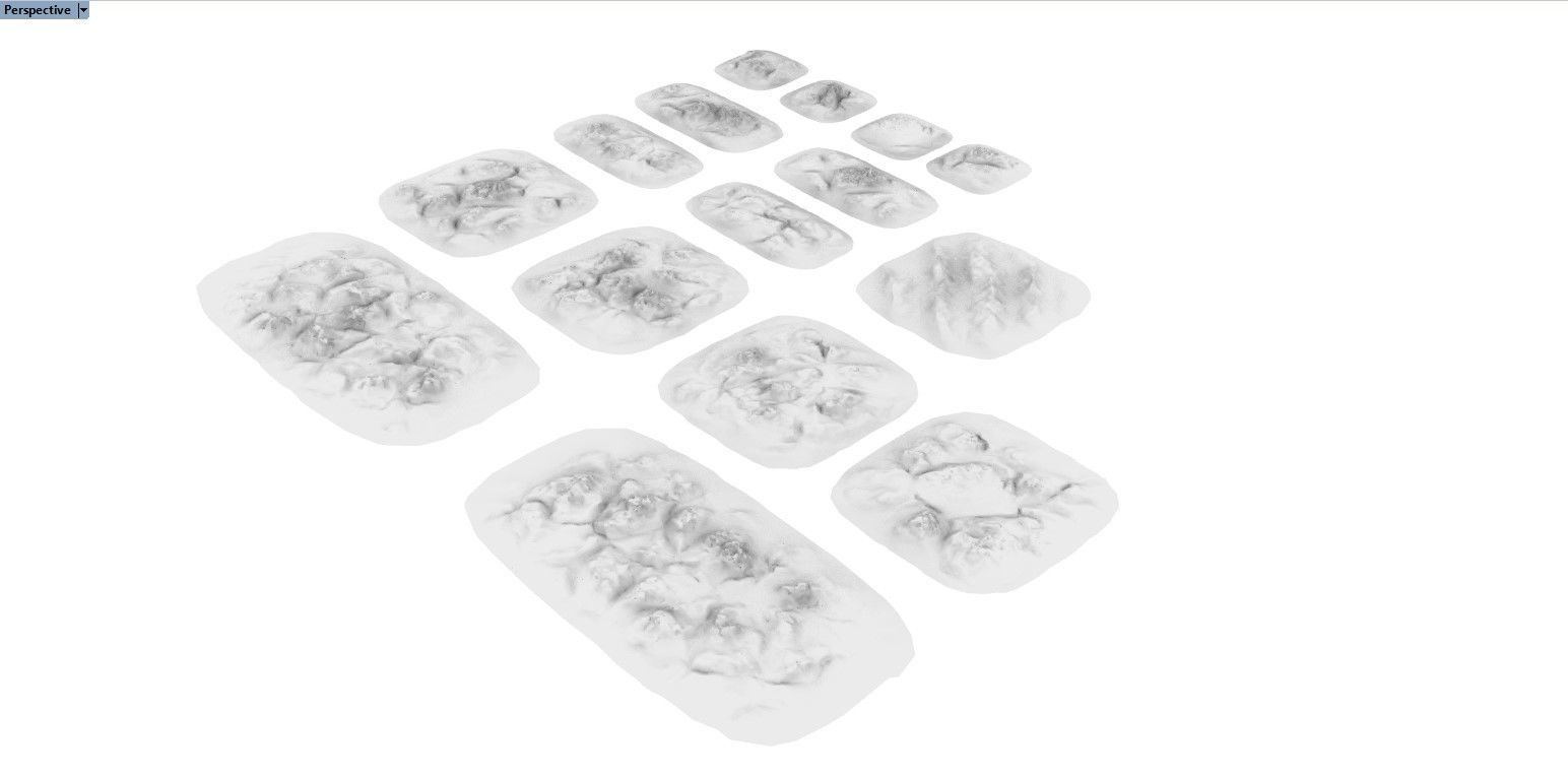 Shallow Crusted Landscapes 3D print model_9