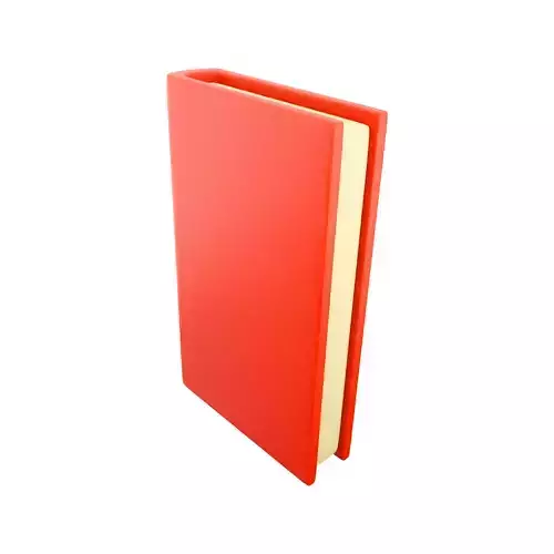3d notebook cartoon icon