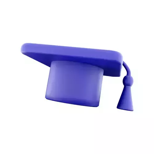 3D  graduation cap 3D model