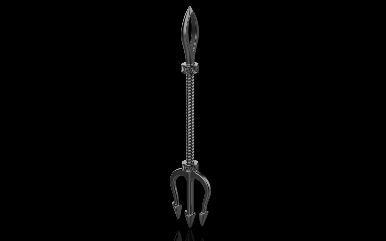 trident pendant model 364 3D print model_18