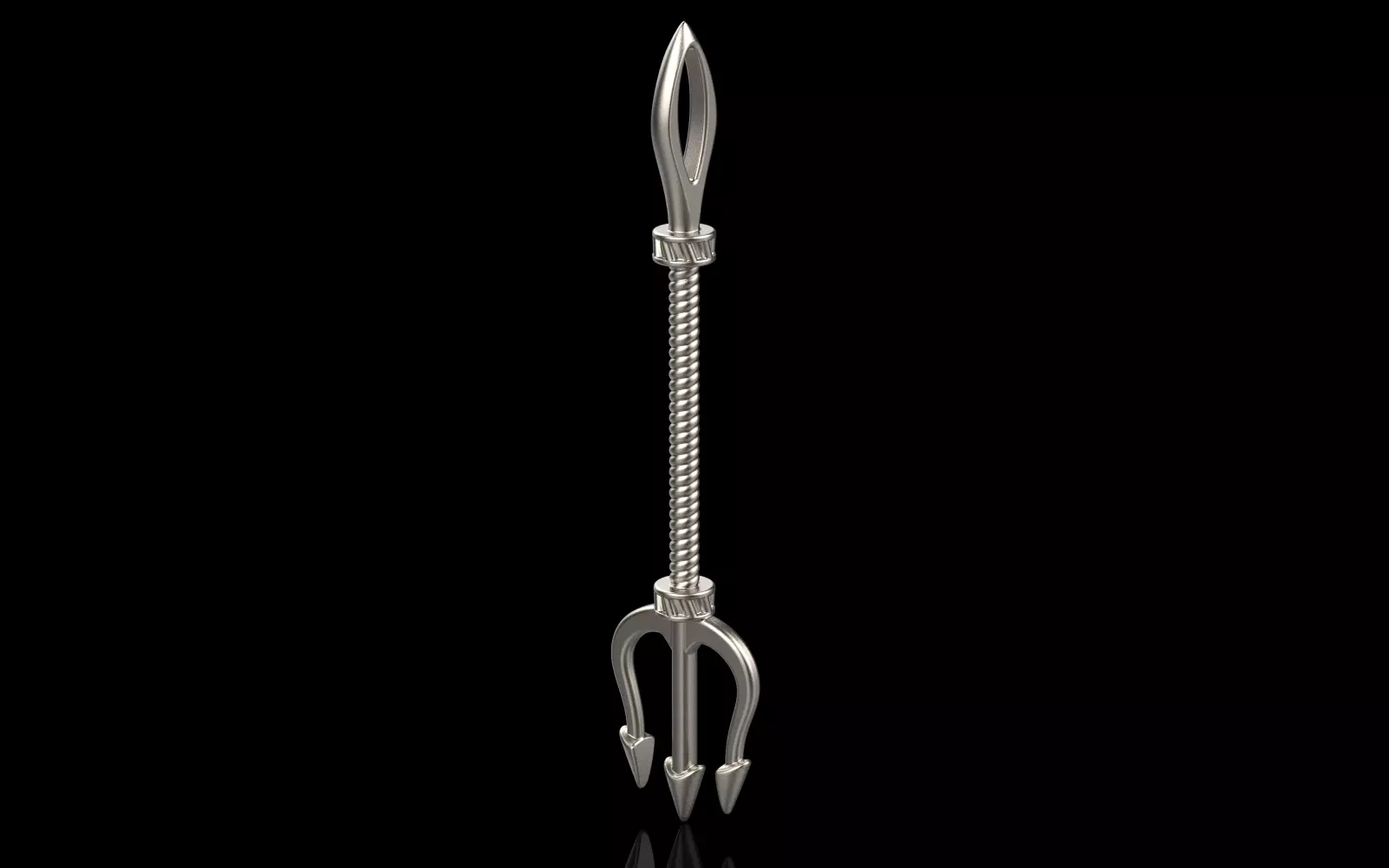 trident pendant model 364 3D print model_0