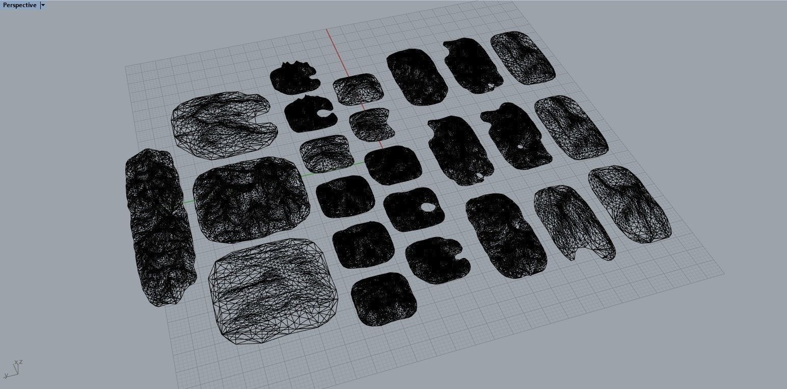 Sharp Eroded Terrain 3D print model_15