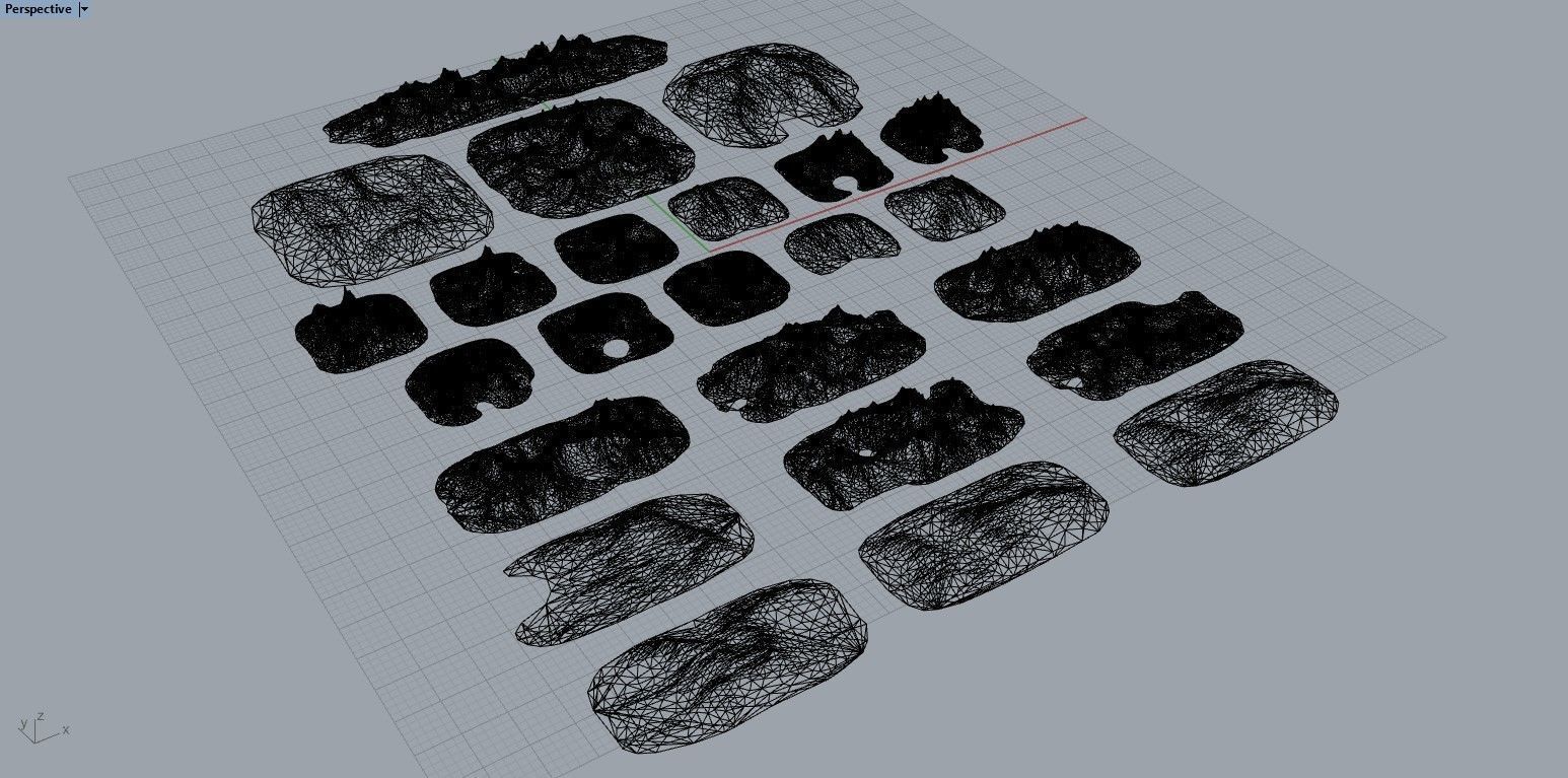 Sharp Eroded Terrain 3D print model_19